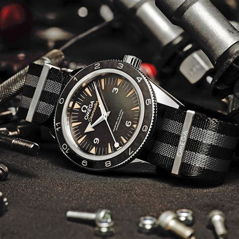 omega seamaster 300 nato strap|james bond NATO strap omega.